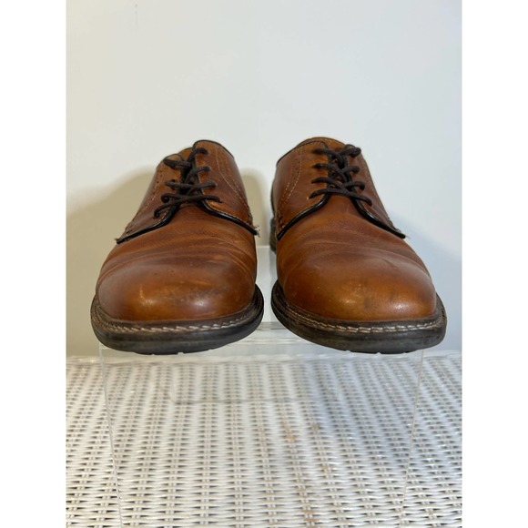 Bull Boxer Men’s Handmade in Portugual Brown Learher Oxfords Size 10 main image 5